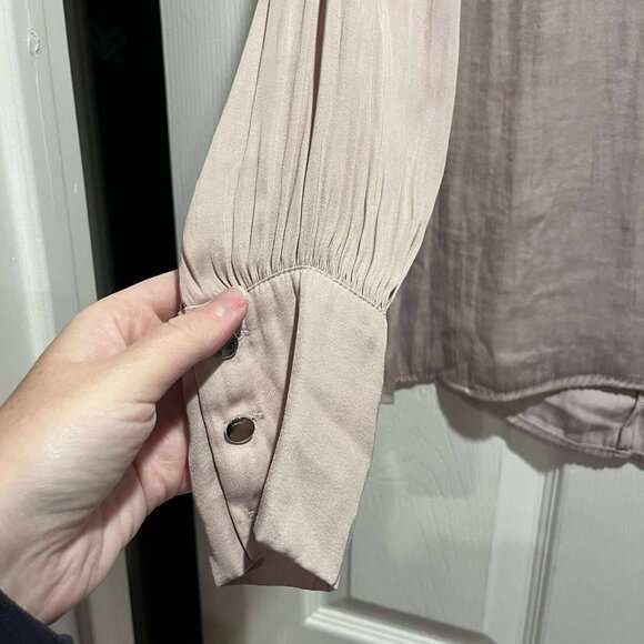 Philosophy Mauve Long Sleeve Blouse - Picture 3 of 7